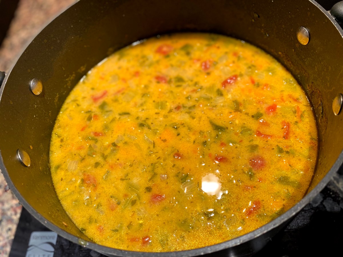 Harira (Spiced Moroccan Vegetable Soup with Chickpeas, Cilantro, and&nbsp;Lemon)